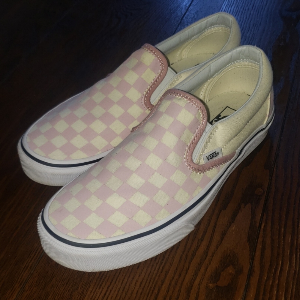 VANS Pink Checkered (Like New)